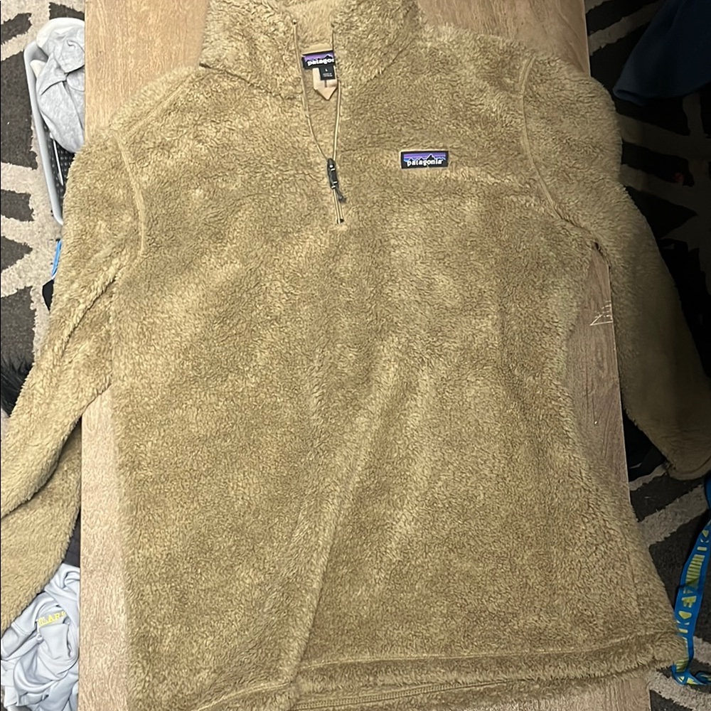 Patagonia Tan Fleece Pullover